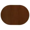 CoasterEveryday 105361 Jedda - Oval Extension Leaf Dining Table - Dark Walnut