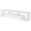 Coaster Fine Furniture 704251 Jude - 2-Drawer Engineered Wood TV Stand - High Gloss White