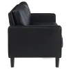 Coaster Fine Furniture 508361-S2 Ruth - 2 Piece Upholstered Track Arm Sofa Set - Black