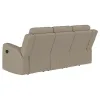 Coaster Fine Furniture 610281 Brentwood - Upholstered Motion Reclining Sofa - Taupe
