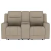 Coaster Fine Furniture 610282 Brentwood - Upholstered Motion Reclining Loveseat - Taupe