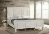 CoasterEssence 201301KEN Sandy Beach - Eastern King Wood Panel Bed - Cream White