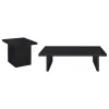Coaster Fine Furniture 706278-S2 Max - 2 Piece Rectangular Coffee And End Table Set - Black