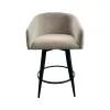 Intercon BS-BS-130C-CHM-C24 Metal Base Barstools - Barstool With Barrel Seat - Champagne