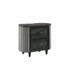 New Classic B1434-040 Skyline - 2 Drawer Nightstand - Onyx