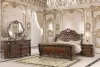 New Classic 00-2477-34N New Classic 00-2477-34N Bella Notte - 5/0 Queen 4 Piece Bedroom Set (Padded Sleigh Bed, Dresser, Mirror, Nightstand) - Cherry