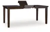 Ashley Furniture D596-32 Ashley Furniture D596-32 Haddigan - Dining Room Counter Height Butterfly Extension Table - Dark Brown