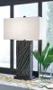 Ashley Furniture L235774 Bartlen - Poly Table Lamp - Black / Gold Finish
