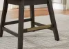 Ashley Furniture D984-124 Burkhaus - Upholstered Swivel Barstool (Set of 2) - Beige / Dark Brown