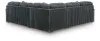 Ashley Furniture 98105S5 Ashley Furniture 98105S5 Midnight-Madness - 3-Piece Sectional - Gunmetal
