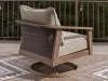 Ashley Furniture PCP428-821 Harmony Headlands - Swivel Lounge With Cushion - Natural / Gray