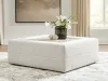 Ashley Furniture PC6600408 Ashbourne Estate - Oversized Accent Ottoman - Snowstone