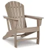 Ashley Furniture P014/898/813 Sundown Treasure - 2 Pc. - Adirondack Chair And Ottoman - Driftwood