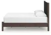 Ashley Furniture PCB2614B12 Pamytta - Queen Upholstered Panel Platform Bed - Brown