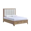 New Classic 00-B2123S-300 New Classic 00-B2123S-300 Anika - Storage 5/0 Queen Bed Only - White / Natural