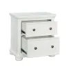 Samuel Lawrence Furniture S920-445 Savannah - 2-Drawer Nightstand with USB - White Finish - White