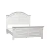 Liberty Furniture 607-BR-KPB Summer House - King Panel Bed - Oyster White