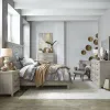 Liberty Furniture 902-BR-KPBDMCN Liberty Furniture 902-BR-KPBDMCN Belmar - 5 Piece Bedroom Set (King Panel Bed, Dresser & Mirror, Chest, Nightstand) - Washed Taupe