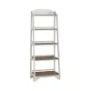 Liberty Furniture 244-BK201 Magnolia Manor - Leaning Pier Bookcase - Antique White