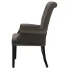 CoasterEssence 115173 Alana - Velvet Upholstered Dining Arm Chair - Brown