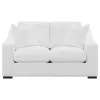 CoasterElevations 509892 Ashlyn - Upholstered Sloped Arm Loveseat - White