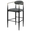 Coaster Fine Furniture 121189 Tina - Fabric Upholstered Bar Chair (Set of 2) - Dark Gray