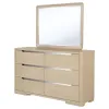 Coaster Fine Furniture 225083M Ladera - 6-Drawer Bedroom Dresser And Mirror - Light Elm