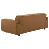 Coaster Fine Furniture 509502 Buxton - Top Grain Leather Upholstered Loveseat - Orange