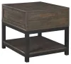 Ashley Furniture T444-3 Johurst - Rectangular End Table - Grayish Brown
