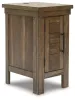 Ashley Furniture T731-7 Moriville - Chair Side End Table - Grayish Brown