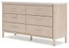 Ashley Furniture B2615-231 Cadmori - Six Drawer Dresser - Two-Tone