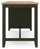 Ashley Furniture D401-13 Ashley Furniture D401-13 Gesthaven - Rectangular Dining Room Counter Table - Natural / Green