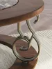 Ashley Furniture T623-8 Frallyn - Round Cocktail Table - Dark Brown