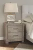 Ashley Furniture B070/31/36/B130/581/92(2) Culverbach - 5 Pc. - Dresser, Mirror, Queen Upholstered Bed, 2 Nightstands - Gray