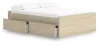 Ashley Furniture EB9632B14 Ashley Furniture EB9632B14 Onita - Full Platform Bed With 2 Side Storage - Natural