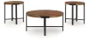 Ashley Furniture T483-13 Crosstrail - Occasional Table Set (Set of 3) - Brown