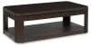 Ashley Furniture T700-9 Ashley Furniture T700-9 Carlibrie - Lift Top Cocktail Table - Warm Brown