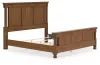 Ashley Furniture PCB824B5 Ashley Furniture PCB824B5 Rowlenstown - California King Poster Bed - Brown