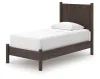 Ashley Furniture PCB2614B2 Ashley Furniture PCB2614B2 Pamytta - Twin Panel Platform Bed - Brown