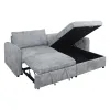New Classic 27-U1812G-2NP Finn - 2 Piece Sectional (LAF Sofa/Chaise) - Gray
