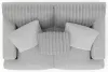 Jackson Furniture Industries 230302-1847/18-1998/18 Jackson Furniture Industries 230302-1847/18-1998/18 Eagan - Loveseat - Moonstruck