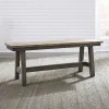 Liberty Furniture 62-C9000B Lindsey Farm - Backless Bench - Gray & Sandstone