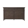 Liberty Furniture 297-BR31 Paradise Valley - 8 Drawer Dresser - Saddle Brown