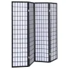 CoasterEveryday 4624 Roberto - 4-Panel Room Divider Folding Shoji Screen - Black