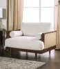 Furniture of America CM9982-CH Alesund - Chair - Beige / Walnut