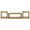 Coaster Fine Furniture 704838-S3 Benton - 3 Piece Solid - Mango Coffee And End Table Set - Natural