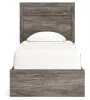 Ashley Furniture B2587B11 Ralinksi - Twin Panel Bed - Gray