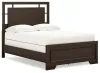 Ashley Furniture B441/31/36/83/87 Ashley Furniture B441/31/36/83/87 Covetown - 4 Pc. - Dresser, Mirror, Full Panel Bed - Dark Brown