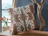 Ashley Furniture A1001110 Kierenworth - Pillow (Set of 4) - Sienna / Ivory / Black