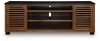 Ashley Furniture W737-78 Kallari - XL TV Stand With Fireplace Option - Warm Brown / Black